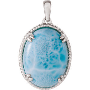 Larimar Pendant