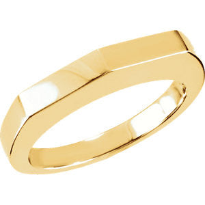 14K Yellow Stackable Ring