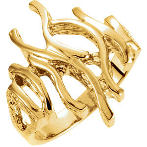 14K Yellow Fashion Ring