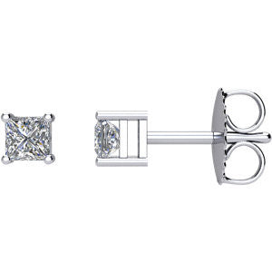 14K White 1-3 CTW Diamond Earrings