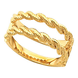 14K Yellow Ring Guard