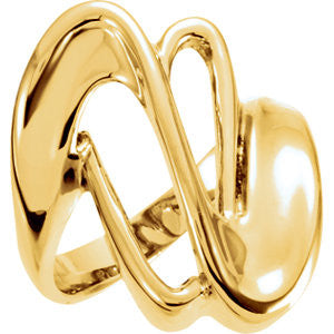 14K Yellow Fashion Ring