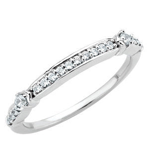 Semi-mount Engagement Ring or Matching Band