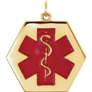 Engravable Medical I.D. Pendant