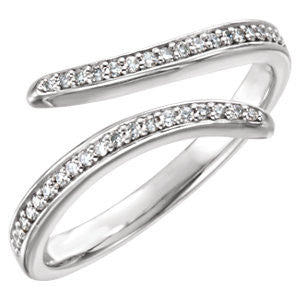 14K White 1/6 CTW Diamond Ring