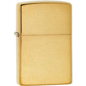 Zippo® Brushed Brass Lighter