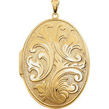 Sterling Silver Oval Locket