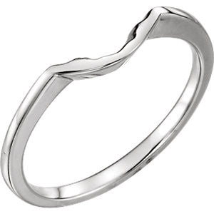 14K White Band