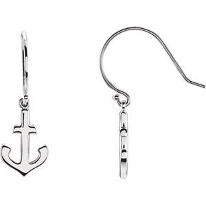 Petite Anchor Earrings