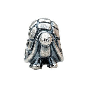 Sterling Silver 13.5x10 Turtle Bead