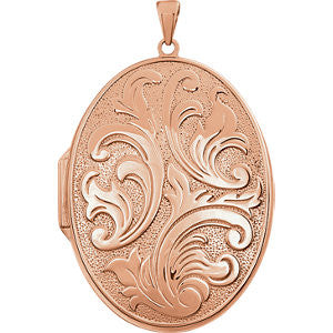 Sterling Silver Oval Locket