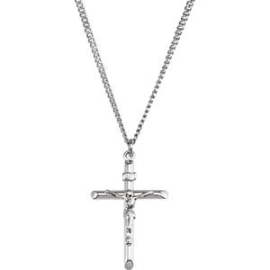 Sterling Silver Crucifix Pendant