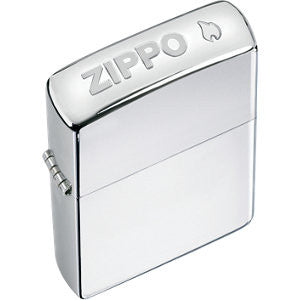 Zippo® High Polish Crown Stamp&trade; Plain Lighter