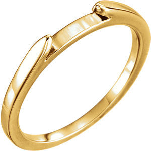 14K White Band