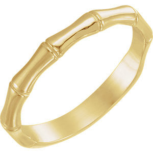 14K Yellow Stackable Fashion Ring