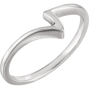 14K White Band