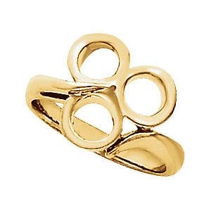 14K Yellow Freeform Ring