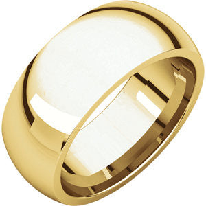 14K Yellow 8mm Comfort Fit Band