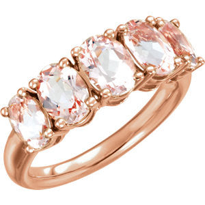 14K Rose Morganite Ring