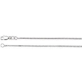 Sterling Silver 1mm Box 16" Chain