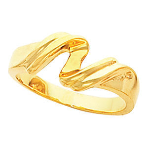 10K Yellow Freeform Ring