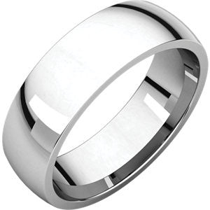 Platinum 6mm Light Comfort Fit Band