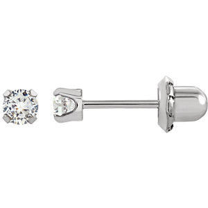 Cubic Zirconia Inverness Piercing Earrings