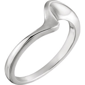 14K White Band