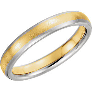 14K Yellow & White 4mm Band Size 10