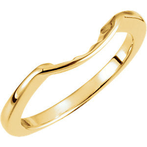 14K Yellow 7.4mm Band