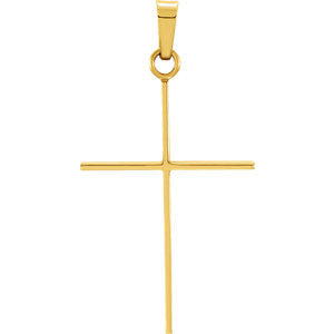 14KY 26x17mm Cross Pendant