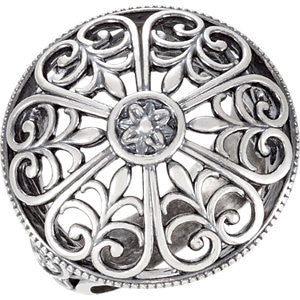 Orleans Collection&trade; Sterling Silver Filigree Ring