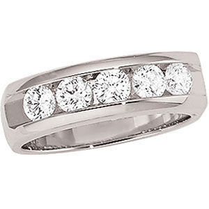 Men's 5-Stone Diamond Ring