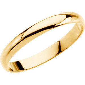 14K Yellow Youth Band Size 3