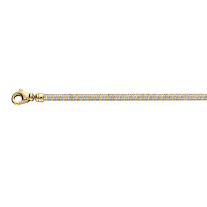 Stainless Steel & 18K Yellow 2.75mm Cocoon™ 18" Chain