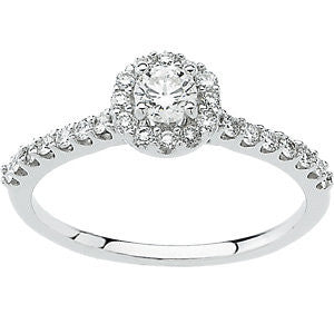 Halo-Style Engagement Ring or Band