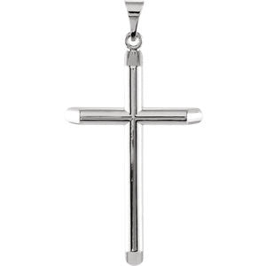 Unadorned Cross Pendant