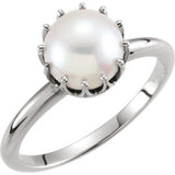 14K Yellow Freshwater Cultured Pearl Ring