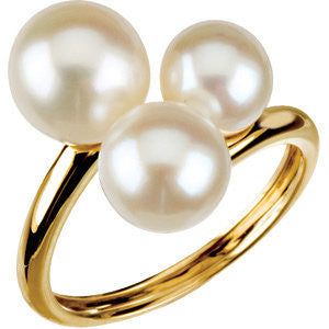 Three-Stone Ring for Pearl