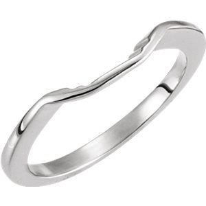 14K White Band