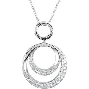 Diamond Circle Necklace