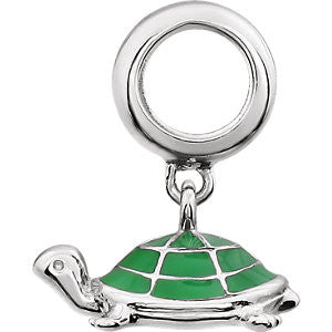 Sterling Silver Kera Turtle Charm