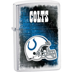 Zippo® NFL® Indianapolis Colts Brushed Chrome Lighter