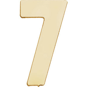 14K Yellow Number "7"