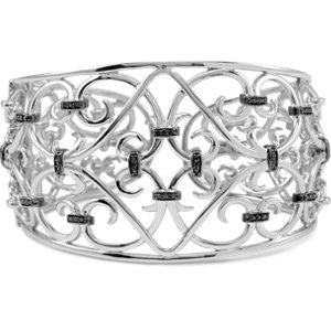 Filigree Scroll Cuff Bracelet