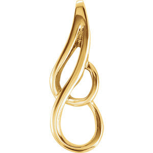 14K Yellow Metal Fashion Pendant