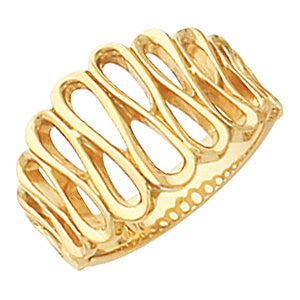 14K Yellow Freeform Ring