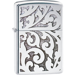 Zippo® Filigree High Polish Chrome Lighter