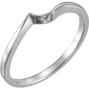 14K White Band