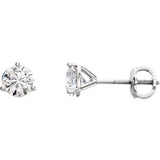 14K White 1/2CTW Riente Diamond Earrings